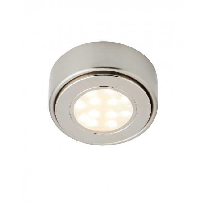 Culina CUL-35860 Ellen Round 1.5w LED CCT Under Cabinet Light in a Satin Nickel Finish