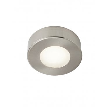 CUL-35864 Argi Round 3w LED CCT Under Cabinet Light in a Satin Nickel Finish