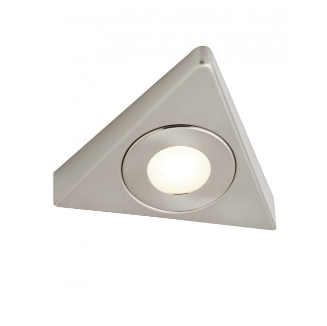 Culina CUL-35865 Ayla Triangle 3w LED CCT Under Cabinet Light in a Satin Nickel Finish