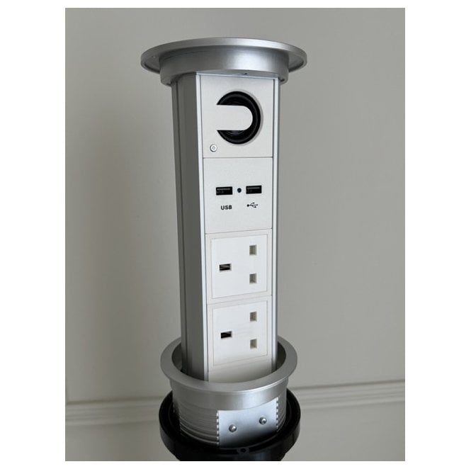 Culina CUL-37800 Pop Up Socket with Bluetooth Speaker (1x 2w) with 2x 4.5w USB Ports