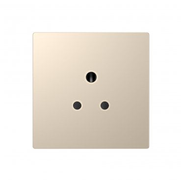 DE085CGS Screwless 5A Unswitched Socket in Champagne Gold