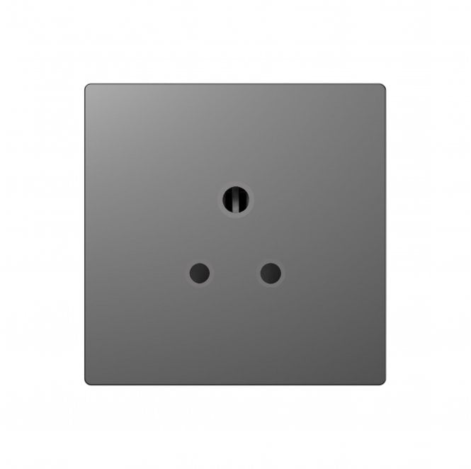 Dekken Switches and Sockets DE085SGS Screwless 5A Unswitched Socket in  Shadow Grey