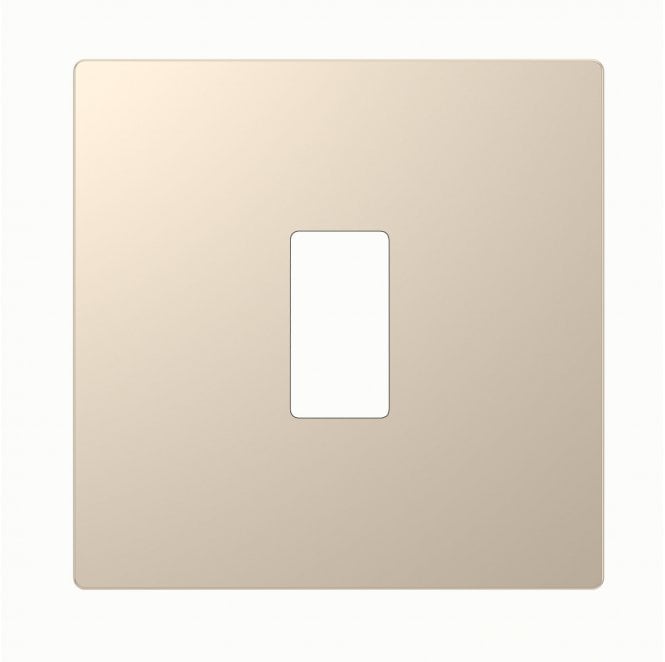 Dekken Switches and Sockets DE404CGS Screwless 1G Grid Faceplate in Champagne Gold