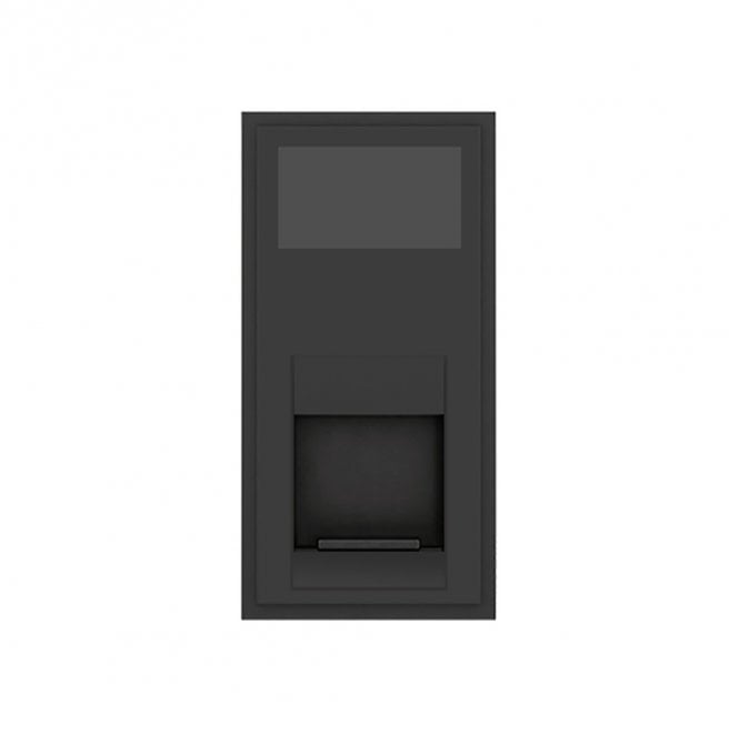 Dekken Switches and Sockets EM111B Cat6 Module in Black