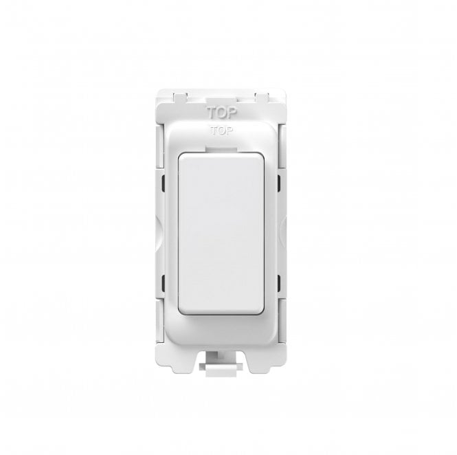 Dekken Switches and Sockets GR068MW Screwless Blank Module in Matt White