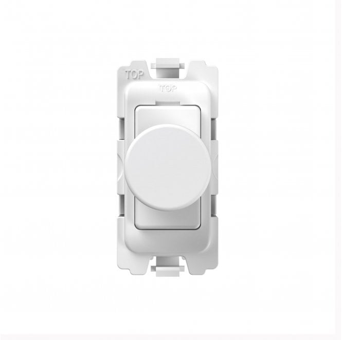 Dekken Switches and Sockets GR076MW Screwless LED Intelligent Dimmer Module in Matt White