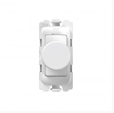 GR076MW Screwless LED Intelligent Dimmer Module in Matt White