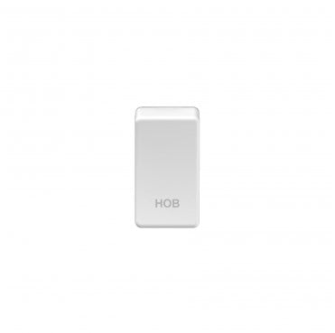 GRHOBMW Switch Cover Marked "HOB" in Matt White