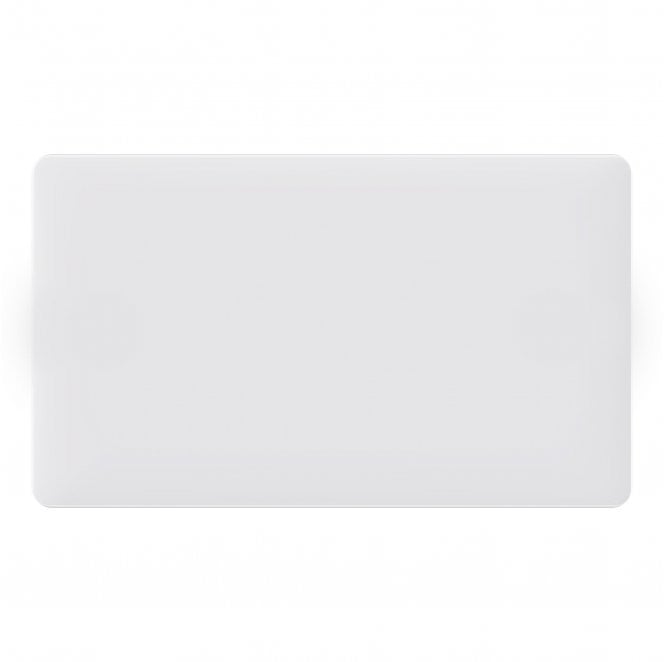 Dekken Switches and Sockets SL016MW Screwless 2G Blanking Plate in Matt White