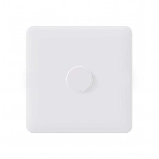 Dekken Switches and Sockets SL035MW Screwless 1G 2W 250W Intelligent Dimmer in Matt White
