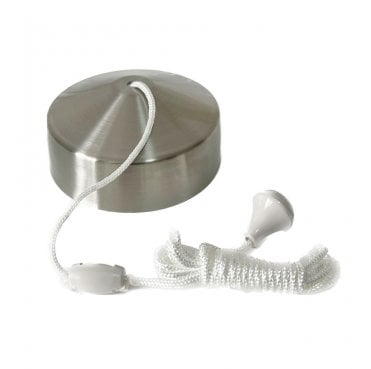057SC 10a 2 Way Pull Cord Switch in Brushed Chrome