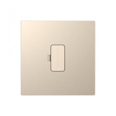 DE021CGS Screwless 13A Fused Spur in Champagne Gold