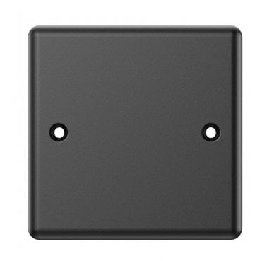DY015MB Decorative 1G Blanking Plate in Matt Black