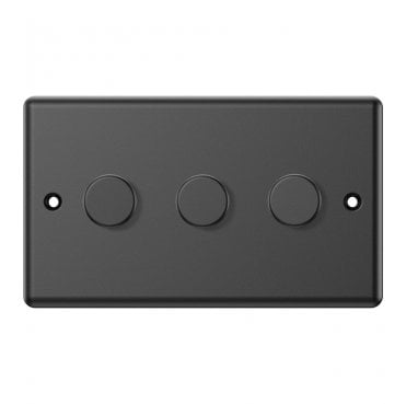 DY037MB Decorative 3G 2W 250W Intelligent Dimmer in Matt Black