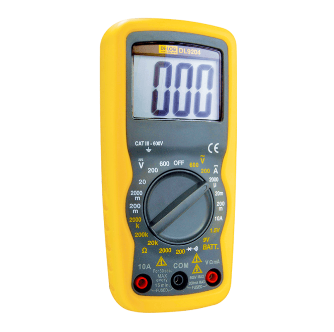 Di-Log DL9204 Compact Manual Ranging 600v Multimeter