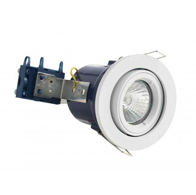 Electralite ELA-27466-WHT Yate Adjustable/Tilt Fire Rated Downlight in a White Finish