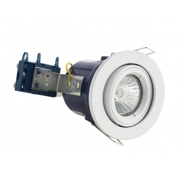 ELA-27466-WHT Yate Adjustable/Tilt Fire Rated Downlight in a White Finish