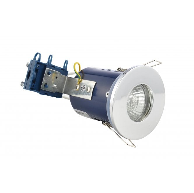 Electralite ELA-27467-CHR Yate Fixed IP65 Fire Rated Showerlight Downlight in a Chrome Finish