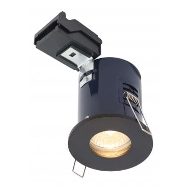 ELA-27467-MBLK Yate Fixed IP65 Fire Rated Showerlight Downlight in a Matt Black Finish