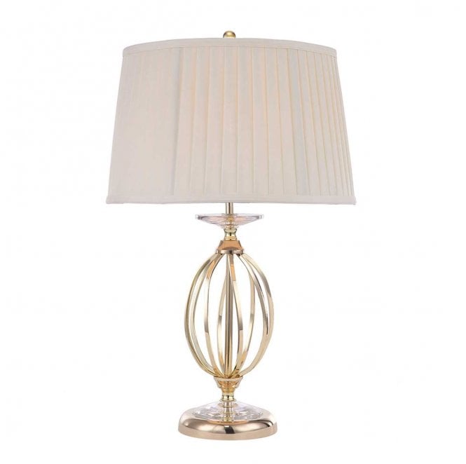 Elstead Lighting AG-TL-POL-BRASS 1 Light Table Lamp in a Polished Brass Finish