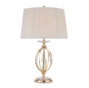 AG-TL-POL-BRASS 1 Light Table Lamp in a Polished Brass Finish