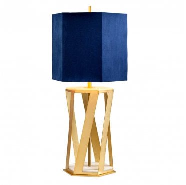 APOLLO-TL 1 Light Table Lamp in a Brushed Brass Finish