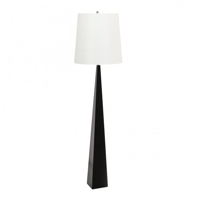Elstead Lighting ASCENT-FL-BLK-W Ascent 1 Light Floor Lamp in a Black Finish