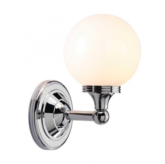 Elstead Lighting BATH-AUSTEN4-PC Austen IP44 1 Light Wall Light in a Polished Chrome Finish