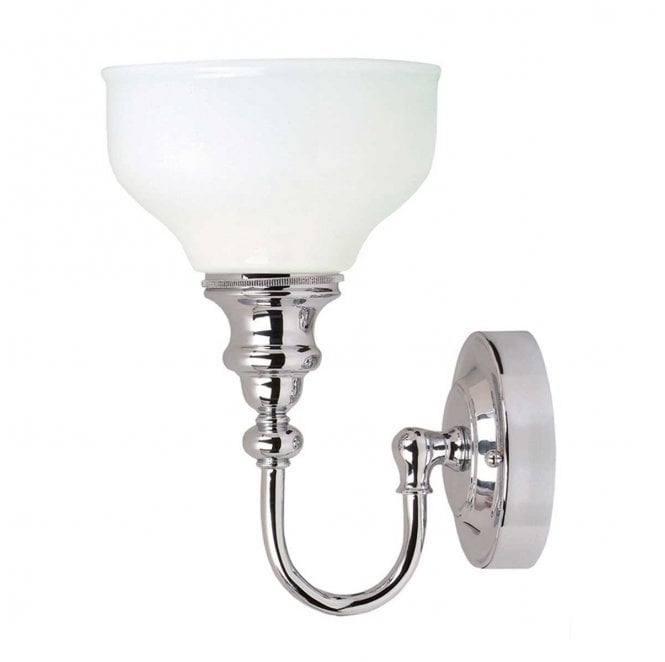 Elstead Lighting BATH-CD1 Cheadle IP44 1 Light Wall Light in a Polished Chrome Finish