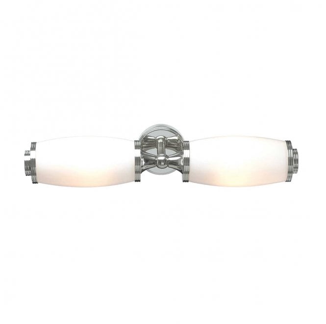 Elstead Lighting BATH-ELIOT2-PC Eliot IP44 2 Light Wall Light in a Polished Chrome Finish