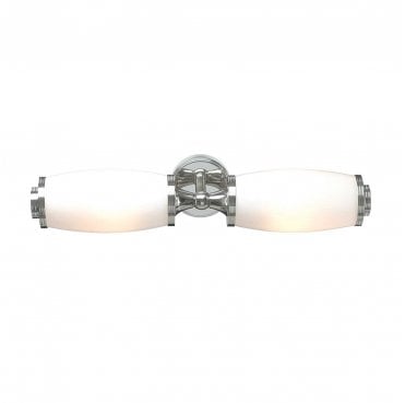 BATH-ELIOT2-PC Eliot IP44 2 Light Wall Light in a Polished Chrome Finish