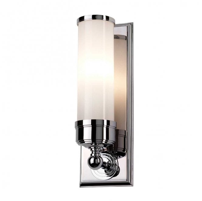 Elstead Lighting BATH-WS1 Worcester IP44 1 Light Wall Light in a Polished Chrome Finish