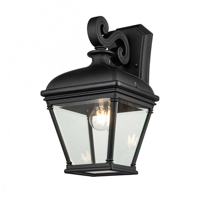 Elstead Lighting BAYVIEW-2L-BK Bayview Outdoor IP44 1 Light Large Wall Lantern in a Black Finish