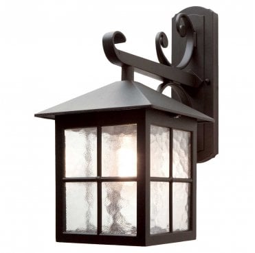 BL19-BLACK Winchester Outdoor IP23 1 Light Wall Down Lantern in a Black Finish