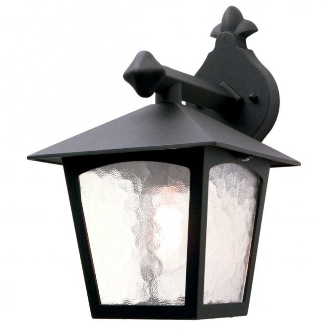 Elstead Lighting BL2-BLACK York Outdoor IP23 1 Light Wall Down Lantern in a Black Finish