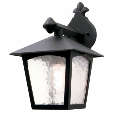 BL2-BLACK York Outdoor IP23 1 Light Wall Down Lantern in a Black Finish