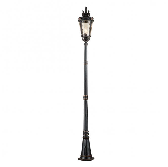 Elstead Lighting BT5-L Baltimore Outdoor IP44 1 Light Large Lamp Post in a Weathered Bronze Finish