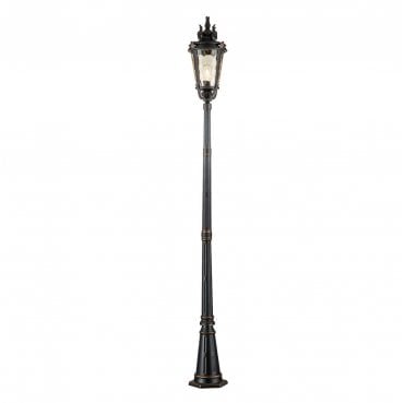 BT5-L Baltimore Outdoor IP44 1 Light Large Lamp Post in a Weathered Bronze Finish