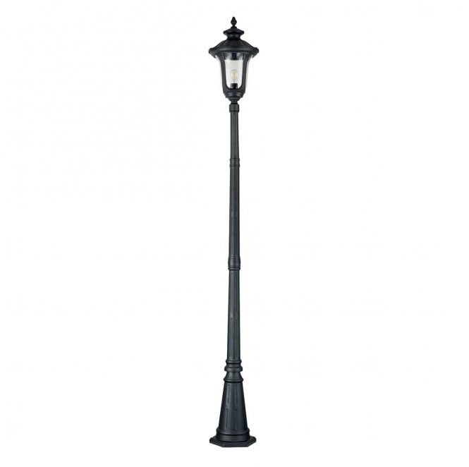 Elstead Lighting CC5-M-BK Chicago Outdoor IP44 1 Light Single Head Lamp Post in a Textured Black Finish