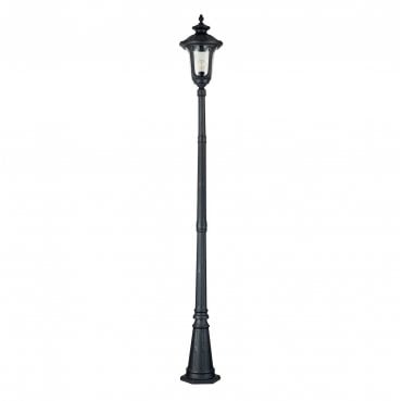 CC5-M-BK Chicago Outdoor IP44 1 Light Single Head Lamp Post in a Textured Black Finish