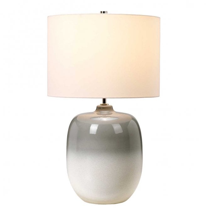 Elstead Lighting CHALKFARM-TL Chalk Farm Table Lamp in a Grey and Chalk White Finish