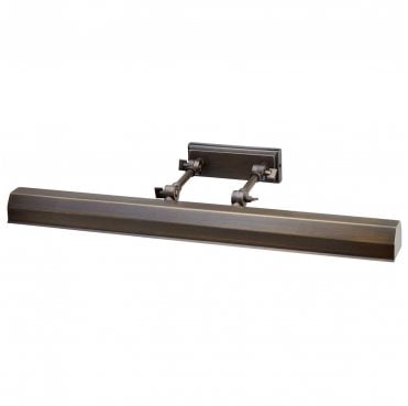 CHAWTON-PLL-DB Chawton Large Picture Light in a Dark Bronze Finish