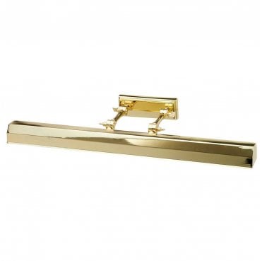 CHAWTON-PLL-PB Chawton Large Picture Light in a Polished Brass Finish