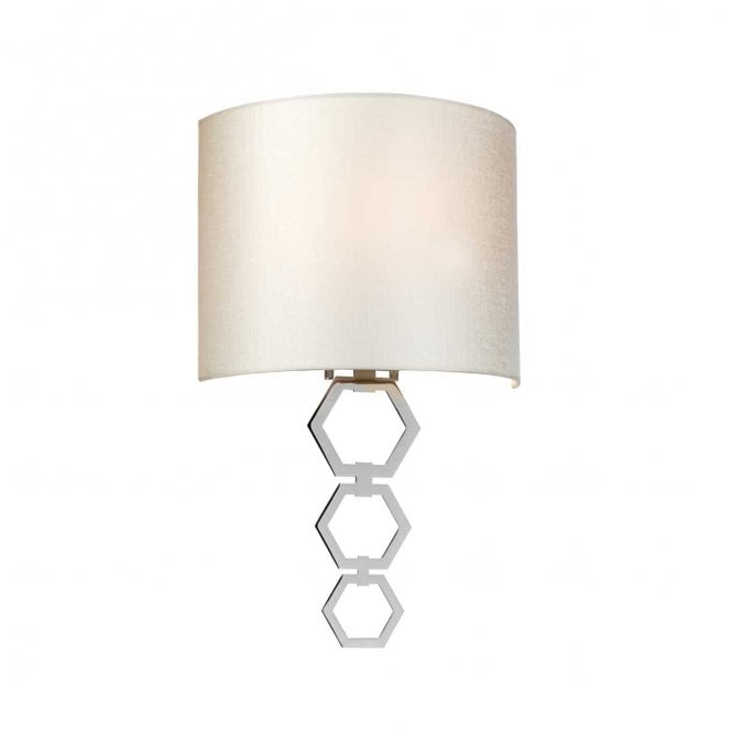 Elstead Lighting CLARK-MEDIUM-PC Clark 1 Medium Light Wall Light in a Polished Chrome Finish
