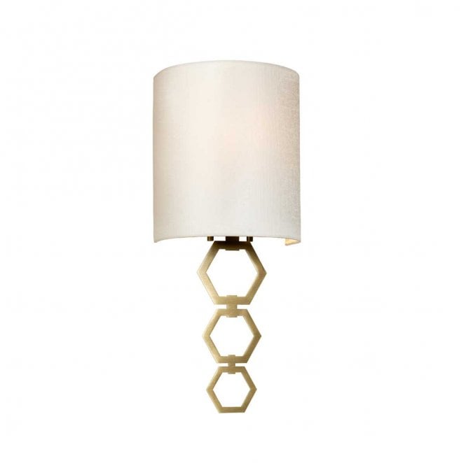 Elstead Lighting CLARK-SMALL-AB Clark 1 Small Light Wall Light in an Aged Brass Finish