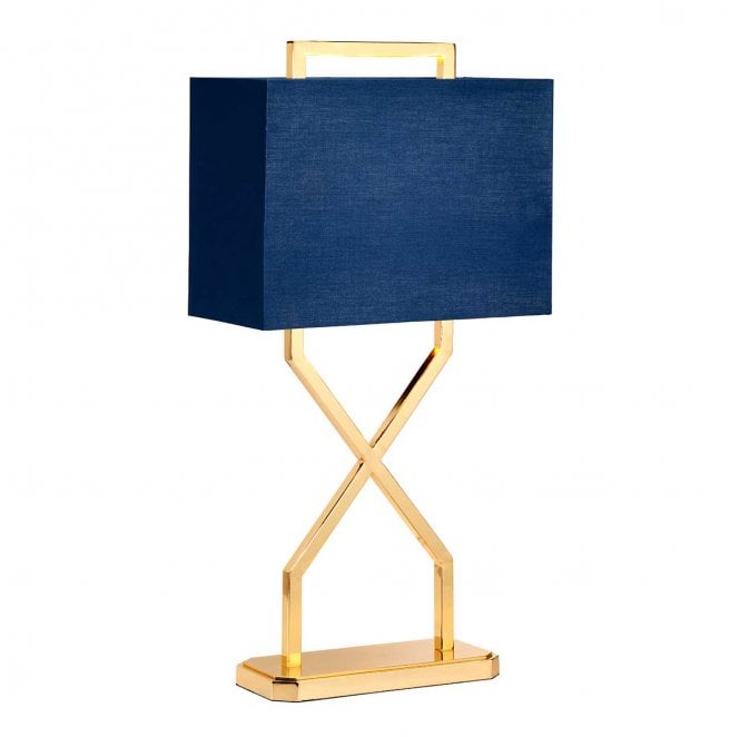 Elstead Lighting CROSS-TL Cross Table Lamp in Polished Gold Finish