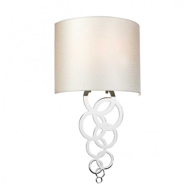 Elstead Lighting CURTIS-MEDIUM-PC Curtis Medium 1 Light Wall Light in a Polished Chrome Finish