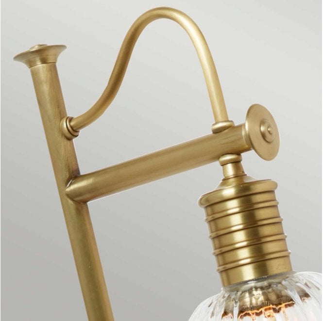 Elstead Lighting DOUILLE-TL-AB Douille 1 Light Table Lamp in an Aged Brass Finish