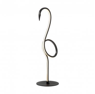 FLAMINGO-TL-BLK Flamingo LED Table Lamp in a Black Finish