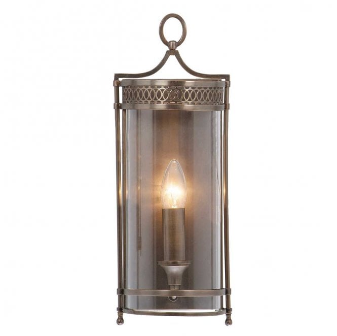 Elstead Lighting GH-WB-DB Guildhall 1 Light Wall Light in a Dark Bronze Finish